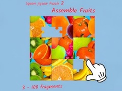 ເກມ Square jigsaw Puzzle 2 - Assemble Fruits