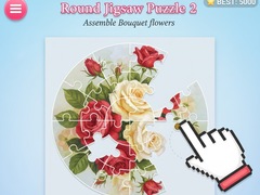 ເກມ Round jigsaw Puzzle 2 - Assemble Bouquet flowers