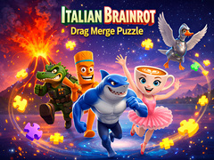 ເກມ Italian Brainrot Drag Merge Puzzle