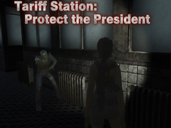 ເກມ Tariff Station: Protect the President