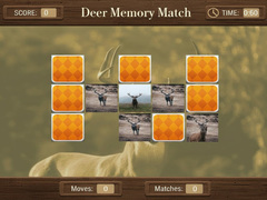 ເກມ Deer Memory Match