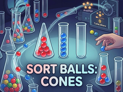 ເກມ Sort Balls: Cones