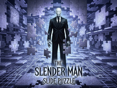 ເກມ The Slender Man Slide puzzle