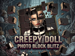 ເກມ Creepy Doll Photo Block Blitz