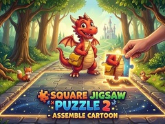 ເກມ Square jigsaw Puzzle 2 - Assemble Cartoon