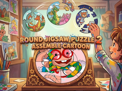 ເກມ Round Jigsaw Puzzle 2 Assemble Cartoon