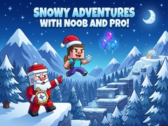 ເກມ Snowy Adventures with Noob and Pro!