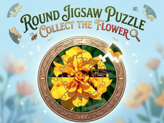 ເກມ Round jigsaw Puzzle - Collect the Flower