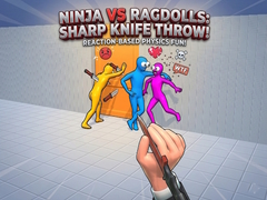 ເກມ Ninja vs Ragdolls: Sharp Knife Throw!