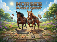 ເກມ Horses Puzzle Quest