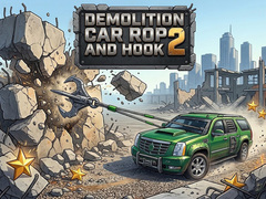 ເກມ Demolition Car Rope and Hook 2