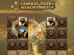 ເກມ Animal Tiger Memory Match