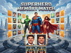ເກມ Superhero Memory Match