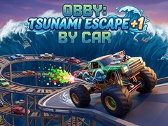 ເກມ Obby: Tsunami Escape +1 by Car