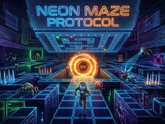 ເກມ Neon Maze Protocol