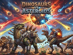 ເກມ Dinosaurs vs Asteroids