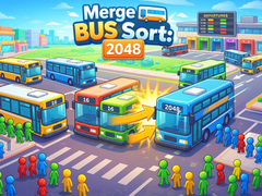 ເກມ Merge Bus Sort: 2048