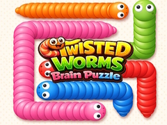 ເກມ Twisted worms Brain Puzzle