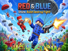 ເກມ Red & Blue: Online. Build! Destroy! Fight!