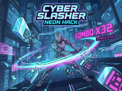 ເກມ Cyber Slasher: Neon Hack