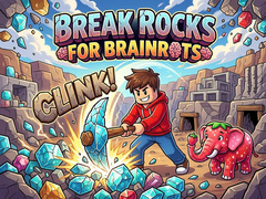 ເກມ Break Rocks For Brainrots