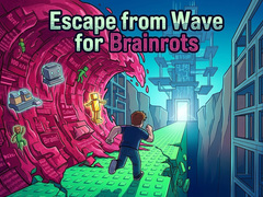 ເກມ Escape from Wave for Brainrots
