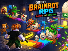 ເກມ Obby: Brainrot RPG Slasher & Loot Adventure