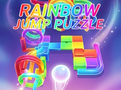 ເກມ Rainbow Jump Puzzle