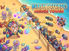 ເກມ Beach Defense: Merge Tower