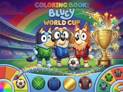 ເກມ Coloring Book: Bluey World Cup