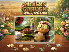 ເກມ Mojicon Garden Jigsaw Solitaire!