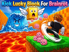 ເກມ Kick Lucky Block For Brainrot