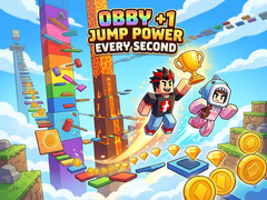 ເກມ Obby +1 Jump Power Every Second