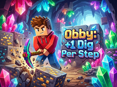 ເກມ Obby: +1 Dig Per Step