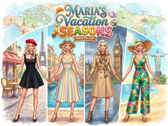 ເກມ Maria's Vacation Seasons Dress Up