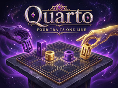 ເກມ Quarto Four Traits One Line