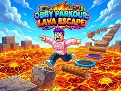ເກມ Obby Parkour: Lava Escape