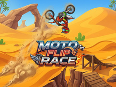 ເກມ Moto Flip Race