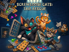 ເກມ Screwloose Cats: Tail Rescue