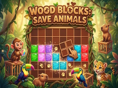 ເກມ Wood Blocks: Save Animals
