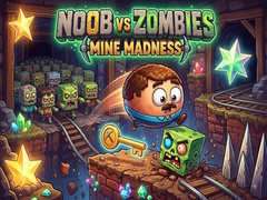 ເກມ Noob vs Zombies: Mine Madness