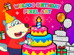 ເກມ Wolfoo Birthday Pixel Art