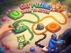 ເກມ Cat Puzzle: Draw To Kitten
