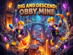 ເກມ Dig and Descend: Obby Mine
