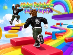 ເກມ Obby Rainbow Parkour Two Player