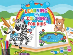 ເກມ Learning and Coloring For Kids
