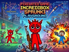 ເກມ Pixelated Game Incredibox Sprunki Playground