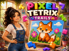 ເກມ Pixel Tetrix Trails