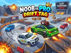 ເກມ Noob vs Pro: Drift Tag