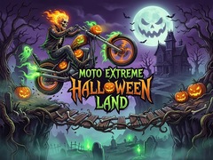 ເກມ Moto Extreme Halloween Land